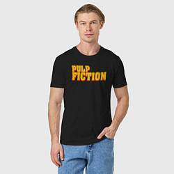 Футболка хлопковая мужская Pulp Fiction, цвет: черный — фото 2