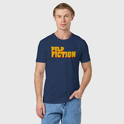 Футболка хлопковая мужская Pulp Fiction, цвет: тёмно-синий — фото 2