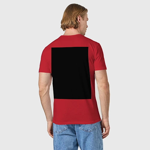 Мужская футболка Poker Face / Красный – фото 4