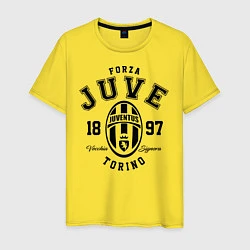 Футболка хлопковая мужская Forza Juve 1897: Torino, цвет: желтый