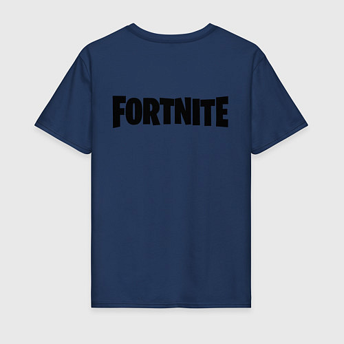 Мужская футболка FORTNITE BATTLE / Тёмно-синий – фото 2