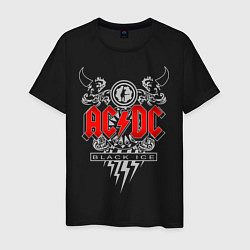 Футболка хлопковая мужская AC/DC: Black Ice, цвет: черный