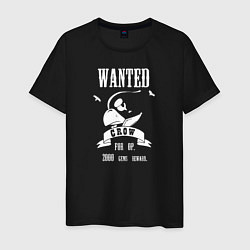 Футболка хлопковая мужская Crow wanted - Brawl Stars, цвет: черный