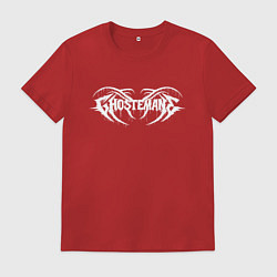 Футболка хлопковая мужская GHOSTEMANE, цвет: красный