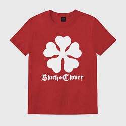 Футболка хлопковая мужская Black Clover, цвет: красный