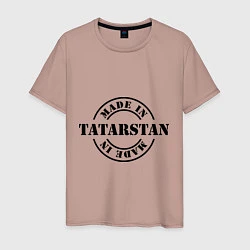 Футболка хлопковая мужская Made in Tatarstan, цвет: пыльно-розовый