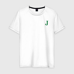 Футболка хлопковая мужская J - Joker цвета белый — фото 1