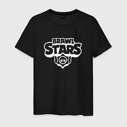 Футболка хлопковая мужская BRAWL STARS, цвет: черный