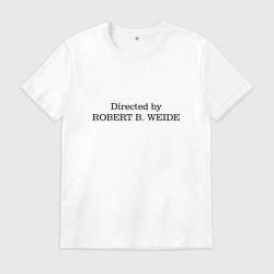 Футболка хлопковая мужская Directed by Robert Weide, цвет: белый