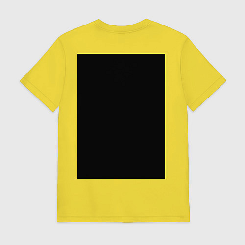 Мужская футболка Be kind to animals or I'll kil / Желтый – фото 2