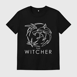 Футболка хлопковая мужская The Witcher, цвет: черный