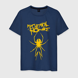 Футболка хлопковая мужская My Chemical Romance spider, цвет: тёмно-синий