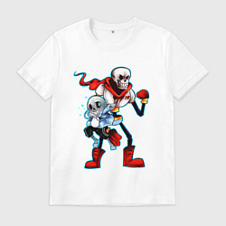 Футболка хлопковая мужская UNDERTALE, цвет: белый