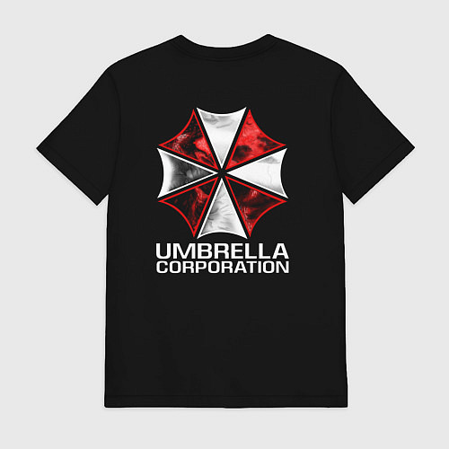 Мужская футболка UMBRELLA CORPспина / Черный – фото 2