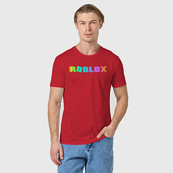 Футболка хлопковая мужская ROBLOX, цвет: красный — фото 2