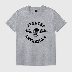 Футболка хлопковая мужская Avenged Sevenfold, цвет: меланж