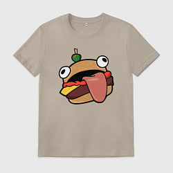 Футболка хлопковая мужская Fortnite Burger, цвет: миндальный