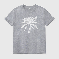 Футболка хлопковая мужская Ведьмак, цвет: меланж