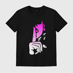 Футболка хлопковая мужская JOJOS BIZARRE ADVENTURE, цвет: черный