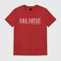 Футболка хлопковая мужская FINAL FANTASY VII: REMAKE, цвет: красный