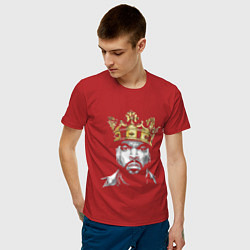 Футболка хлопковая мужская Ice Cube King, цвет: красный — фото 2