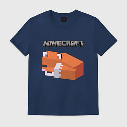 Футболка хлопковая мужская MINERCRAFT, цвет: тёмно-синий
