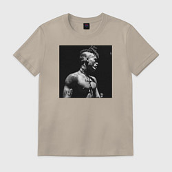 Футболка хлопковая мужская XXXTentacion, цвет: миндальный