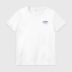 Футболка хлопковая мужская Crew Dragon спина Z, цвет: белый