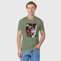 Футболка хлопковая мужская ПОСЛЕДНИЙ ТАНЕЦ, цвет: авокадо — фото 2