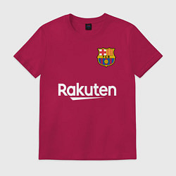 Футболка хлопковая мужская BARCELONA, цвет: маджента
