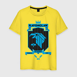 Футболка хлопковая мужская Ravenclaw, цвет: желтый