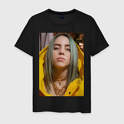 Футболка хлопковая мужская Билли Айлиш Billie Eilish, цвет: черный