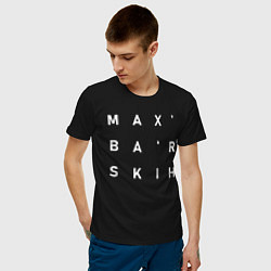 Футболка хлопковая мужская Max Barskih, цвет: черный — фото 2