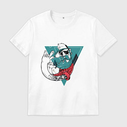 Футболка хлопковая мужская Hipster mood, цвет: белый