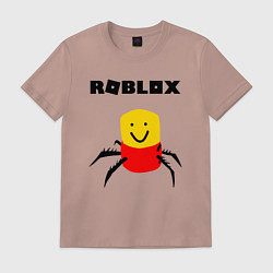 Футболка хлопковая мужская ROBLOX, цвет: пыльно-розовый