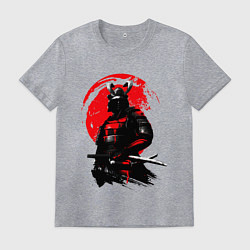 Футболка хлопковая мужская САМУРАЙ, цвет: меланж
