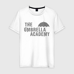 Футболка хлопковая мужская Umbrella academy, цвет: белый
