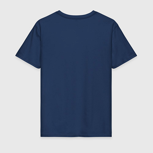 Мужская футболка 63194 номер Эммы / Тёмно-синий – фото 2