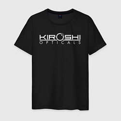 Футболка хлопковая мужская KIROSHI OPTICALS, цвет: черный