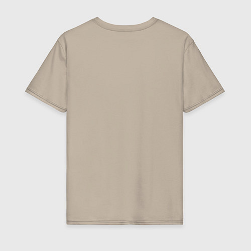 Мужская футболка Бездомный бог / Миндальный – фото 2
