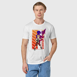 Футболка хлопковая мужская Greyrat Rudeus, цвет: белый — фото 2