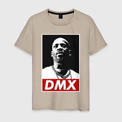 Футболка хлопковая мужская Rapper DMX, цвет: миндальный