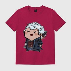 Футболка хлопковая мужская Baby Nero, цвет: маджента