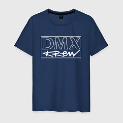 Футболка хлопковая мужская DMX Logo Z, цвет: тёмно-синий