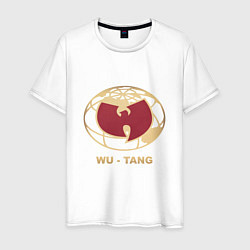 Футболка хлопковая мужская Wu-Tang World, цвет: белый
