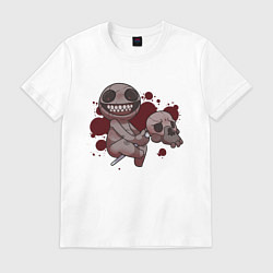 Футболка хлопковая мужская The Binding of Isaac, цвет: белый
