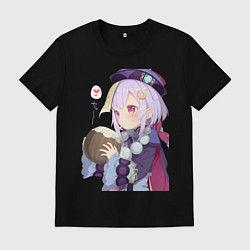 Футболка хлопковая мужская Ци Ци Кокосовое молоко, цвет: черный