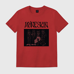 Футболка хлопковая мужская Maneskin, цвет: красный