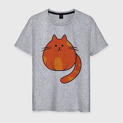 Футболка хлопковая мужская Fat Cat, цвет: меланж