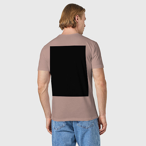 Мужская футболка 1 / Пыльно-розовый – фото 4